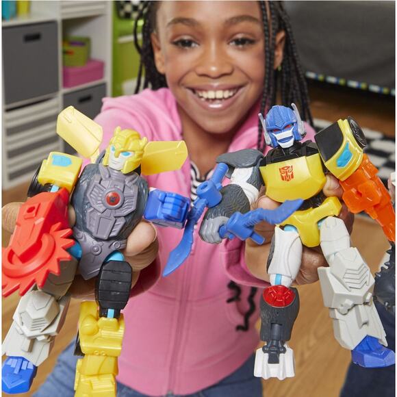 Transformers Mix Mashers Optimus Primal Beast Wars  Action Figure Playset Hasbro - Picture 4 of 5